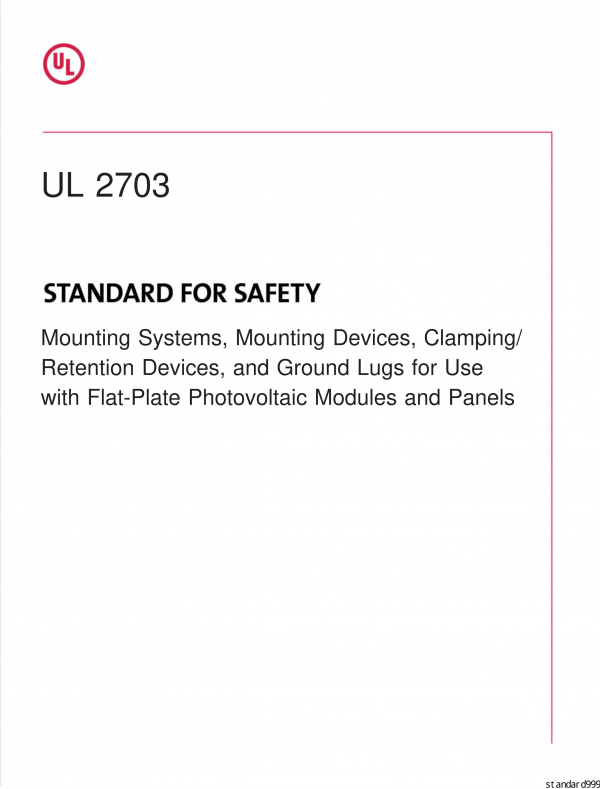 UL 2703 PDF UL 2703 PDF